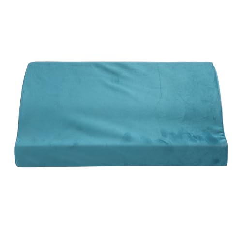 Almohada de cuña lateral cojín triangular postural de terciopelo para cama 6