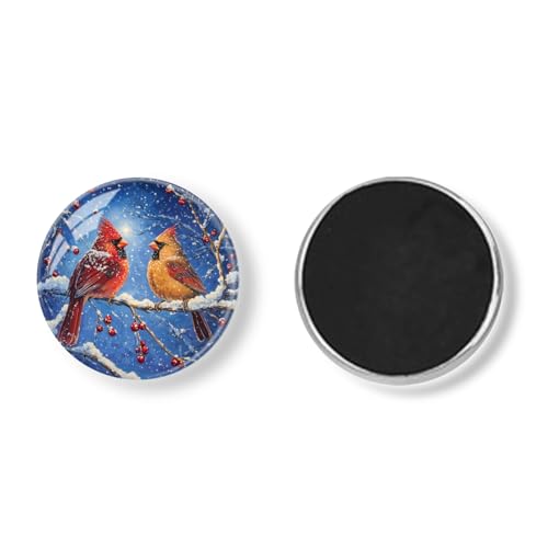 Imán Decorativo de Cristal Redondo para Refrigerador miniatura 2