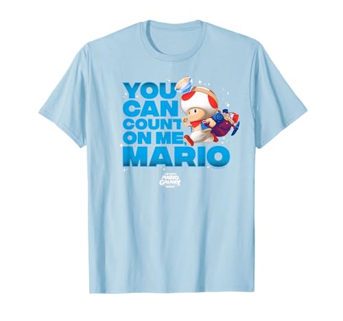 The Super Mario Galaxy Movie Toad Count On me In The Stars Camiseta