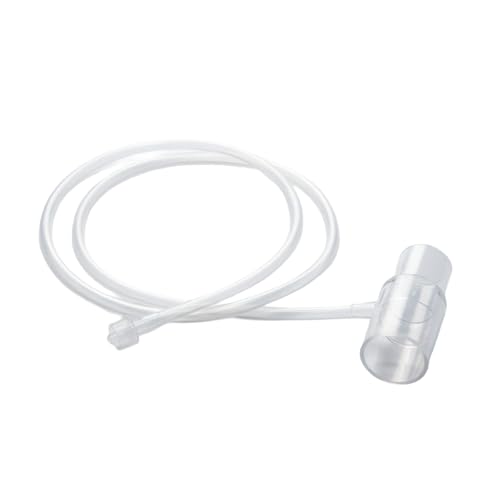 CPAP-Adapter inkl. 80 cm PVC-Schlauch | Luer-Lock-Adapter | Schutz vor Kreuzkontaminationen | zur Titration im Schlaflabor und ambulante Therapieüberwachung | 100 Stück/Packung