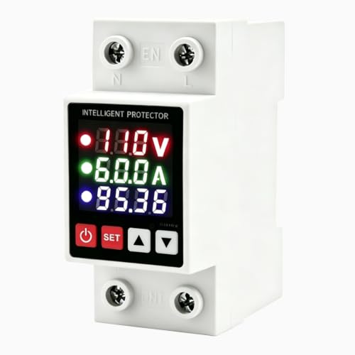 Adjustable Voltage Protector 110V, 63A Smart Circuit Breaker