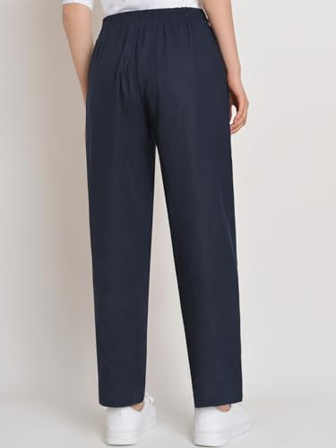 Weintee Women's Petite Linen Pants with Pockets for Summer2