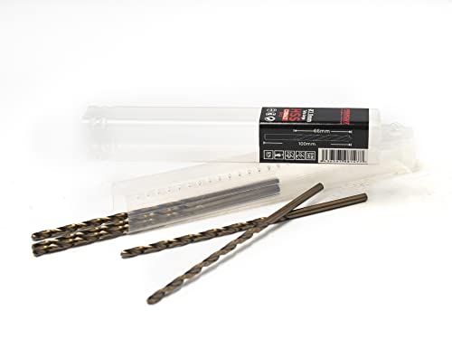 Ferrcan Brocas para metal HSS DIN340 M35 cobalto de talla larga (paquete de 5 unidades) (3mm) Cover