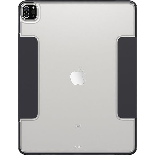 Image of OtterBox - Symmetry Series 360 Elite Case for 12.9 inch iPad Pro 3rd-6th Gen, Scratch-Resistant Tablet Case with Folio and Apple Pencil Holder (Scholar Grey)