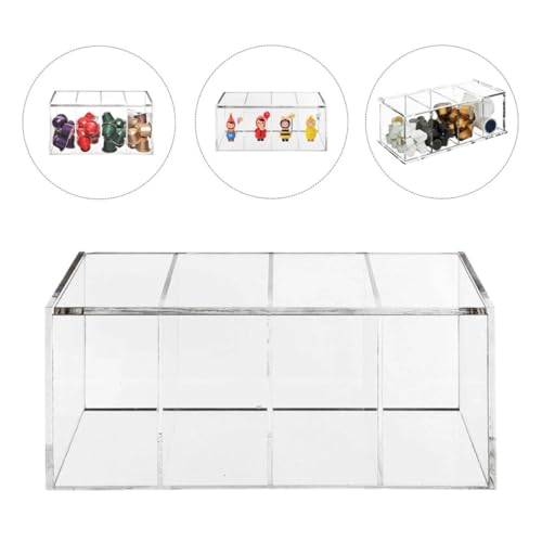 Boîte rangement acrylique transparent avec compartiments pour optimiser l'espace café - 6