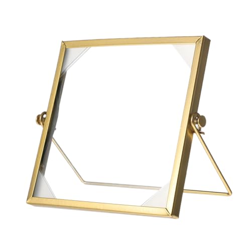 Yardenfun Blomsterram Med Metallstöd Dekorativt Bilderam För Ditt Hem Vintage Design För Torkade Blommor Och Fotouppvisning