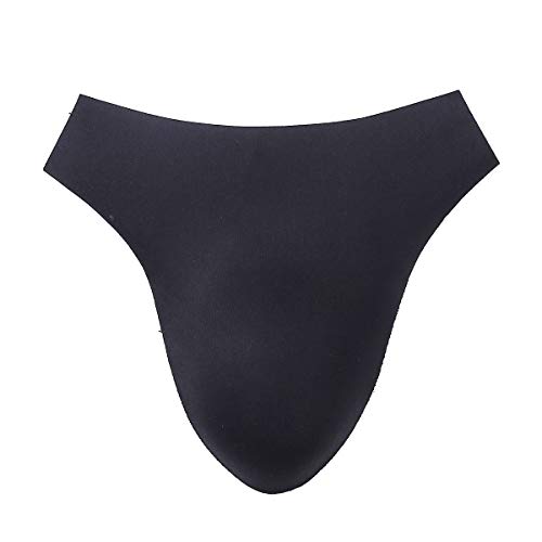 ZSQBQ Mens Panties Breathable Crossdresser Shemale Hiding Gaff Underwear Transgender Camel Toe Insert Pads Panties Breathable