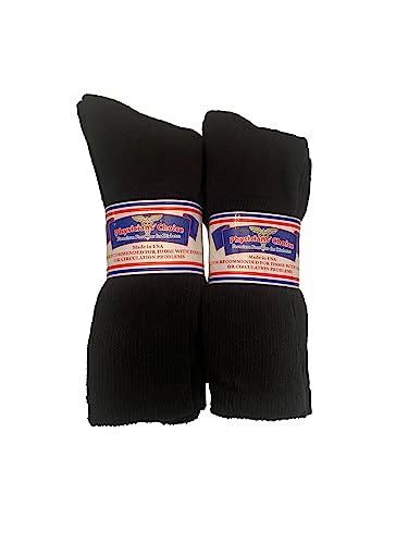 Physician's Choice Diabetic Crew Socks - 12 Pair 13-15 White by PhysiciansChoiceDiabeticSocks