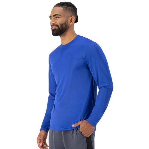 Image of Hanes Sport Men's Long-Sleeve T-Shirt Pack, Cool DRI Moisture-Wicking Performance T-Shirts, Performance Tee, 2-Pack