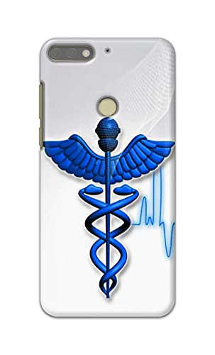 Image of Printed Hard Back Cover Case for Honor 7C | Huawei Y7 Prime 2018 | Huawei Y7 2018 | Nova 2 Lite Back Cover (Medical Doctor) -1803