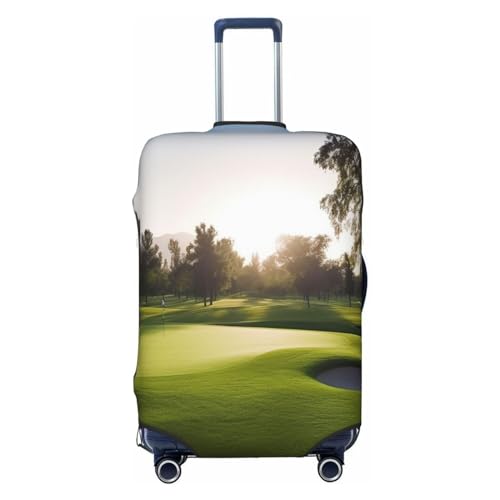 Travel Luggage Cover Suitcase Protector Elastic Washable Golf Course Suitcase Cover Anti-scratch Spandex Baggage Covers Fits 18-32 Inch Luggage