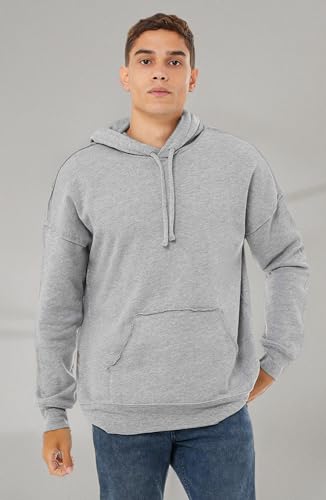 Bella Canvas Men's Raw Edge Hoodie2