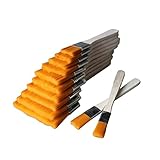 TEHAUX 12個 尼龙毛画筆 油絵 水彩画対応 多用途アー トペイントブラシ 絵画 接着 掃除用ツール