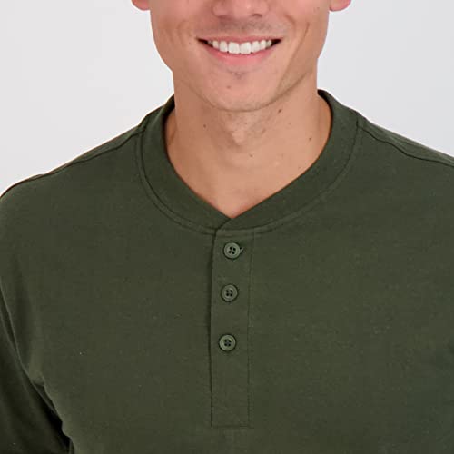 Men’s Cotton Short Sleeve Henley T-Shirt Placket Casual Workwear Fashion Shirts Lounge Active Athletic Workout Quick Dry Fit Sleep Summer Wicking Sleep Cool Pajama Workout Quick Dry Dri Fit-Set 3,L #TOP2