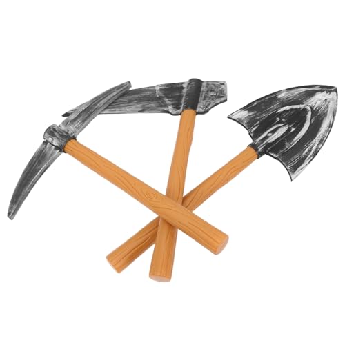 Milisten 3pièces Modèle De Pelle à Faucille Et pour Nains Accessoire Décoratif Faux pour Halloween Et Carnaval