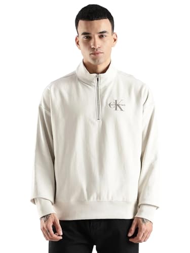 Image of Logo Oversized Fit Cotton Sweatshirt