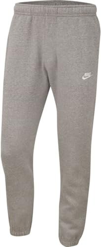 Nike Cuffed Fleece Club Sweatpants Jogginghosen (L, Grey Heather)