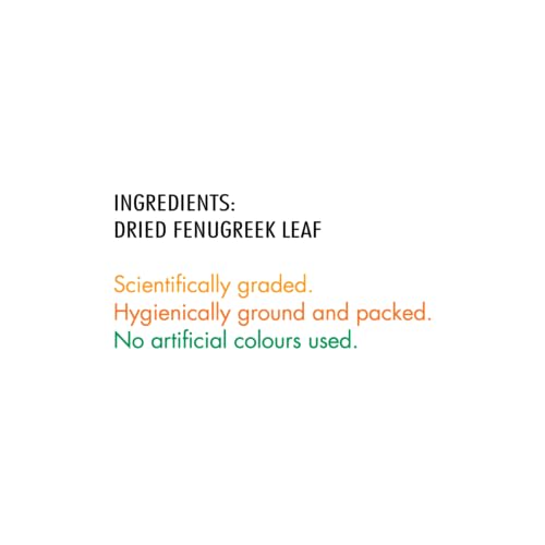 Everest Kasuri Methi – Dried Fenugreek Leaves, 100 g Packet