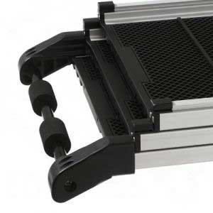 Kleinmetall 14000870 Teleskop Hunderampe DOGWALK3 XL, 83-193 cm