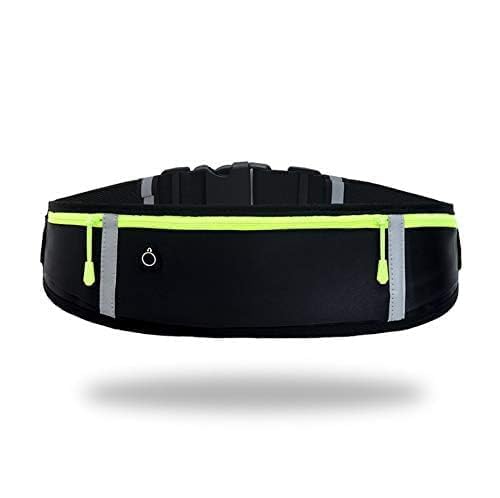 SOSA (LABEL) 3-Pocket Running Belt Waist Pack | Water-Resistant Fanny Pack with Headphone Port | Adjustable & No-Slip Fitness Gear for Phone & Keys-image-48