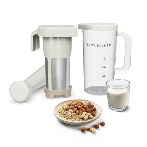 Tefal Easy Milker Pflanzenmilchmaschine 1 Liter schnell und einfach kompatibel mit allen Stabmixern personalisierbare Ergebnisse spülmaschinengeeignet VZ700AE0