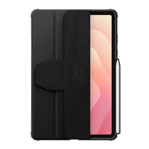 Image of Spigen for Galaxy Tab S11 Case (2025), Air Skin Pro Detachable Magnetic Cover with Clear Transparent Back and Pencil Holder, Black
