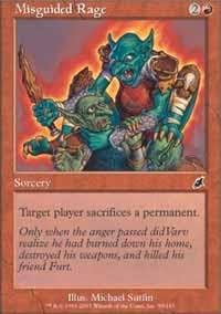 Magic: the Gathering - Misguided Rage - Scourge