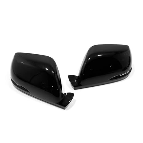 ABS �T�C�h�h�A�E�C���O�o�b�N�~���[�J�o�[�g���� �ɓK������ CRV CR-V 2017 2018 2019 2020 2021 �J�[�{���t�@�C�o�[�X�^�C�� 2 �s�[�X/�Z�b�g(Bright black)