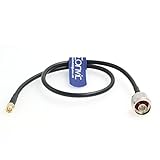 Kabellänge: 60 cm. Eonvic RF Pigtail Kabel RP-SMA Stecker auf N Stecker Stecker RG58 Koax Verlustarm Verlängerungskabel für WiFi Antenne