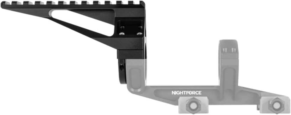 NIGHTFORCE Rap-i Rail Accessory Platform - Improved with Multimount Cap - Mounts on 4 and 6 Screw Rings and Mounts