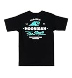 Hoonigan Cheater SLICKS Short Sleeve Tee Black/Teal/White/L