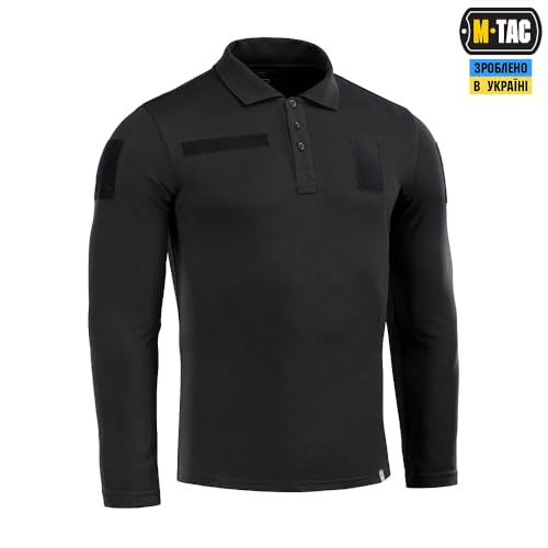 M-Tac Polo táctico para hombre de manga larga - Polo militar para trabajo, outdoor, táctico y equipo de seguridad miniatura 3