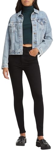 Levi's Mile High Super Skinny, Vaqueros Mujer, Black Celestial, 26W / 28L