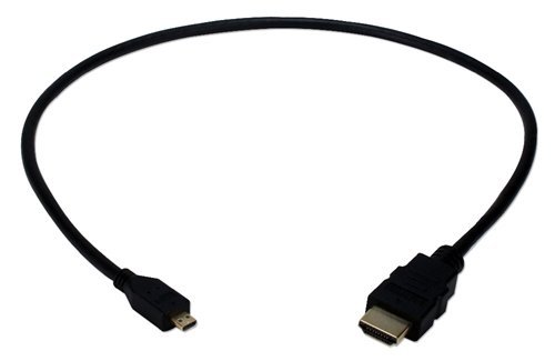QVS sth-05 m Cable HDMI de Alta Velocidad a Micro HDMI con Ethernet 1080p Cable para Superficie 2-RT Tablet & GoPro Cámaras de Acción
