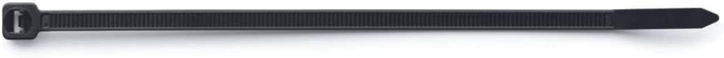 Index Fixing Systems CKBN36200 Nylon Cable Ties BN-N | Polyamide 6.6, Halogen-Free | 3.6 x 200 mm, Breaking Load 18.3 kg, Black, Pack of 100