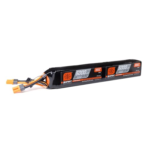 Spektrum Accessories 22.2V 5000mAh 6S X2 100C Smart LiPo Battery: Dual IC5, SPMX-1091 by Spektrum - Image 2