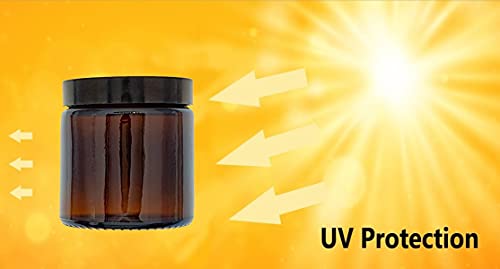 Confezione 4 x 120ml Vetro Ambra Cosmetico