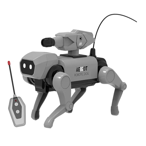 Generisch Perros robóticos para niños, perro robot teledirigible, cachorro de acrobacias, práctico juego de construcción, habitación infantil, jardín, aula, preescolar, hogar, viajes