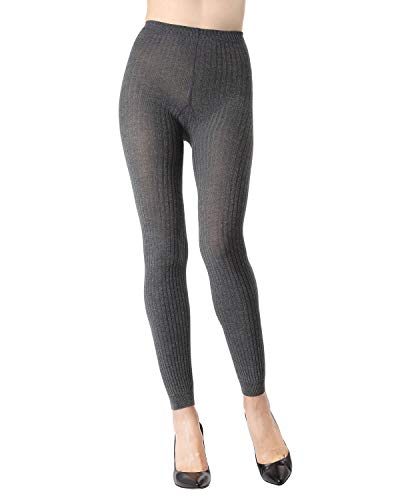 MeMoi Footless Ribbed Sweater Tights