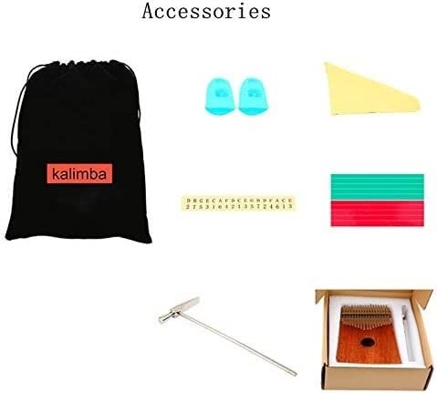 Générique Mini Finger Kalimba Thumb Piano 17 Touches Kalimba Acajou Africain Pouce Piano Doigt Percussion Clavier… - Les Beatles, Paul McCartney, John Lennon, RIngo Starr, George Harrison Générique Mini Finger Kalimba Thumb Piano 17 Touches Kalimba Acajou Africain Pouce Piano Doigt Percussion Clavier… – Image 5