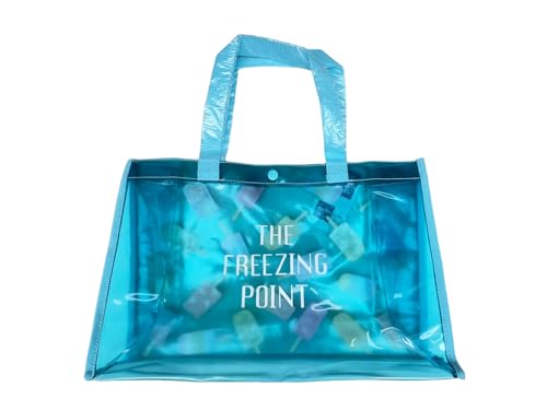 ビーチバッグ プールバッグ ビニールバッグ 子ども キッズ 総柄 男の子 女の子 保育園 小学生 海 かわいい(アイス柄:87620)