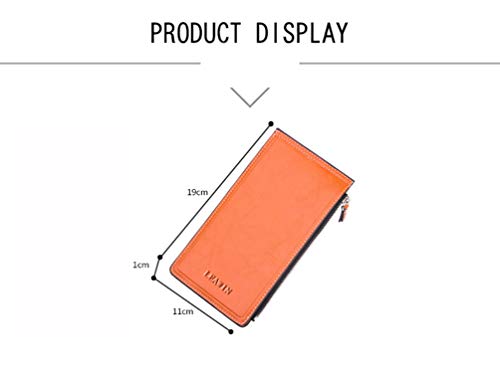 Bifold Multi Card wallet for womens walllet large capacity PU Wallet with Zipper Pocket3