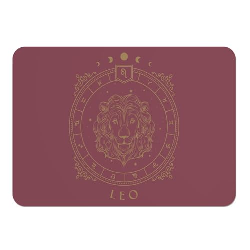 Sets de table liège rouge grand format pour protéger vos meubles avec style tarot astro - 2