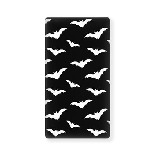 Image of Black Bat Fitted Crib Sheet Bats Baby Crib Sheet Fit Standard Crib and Toddler Mattress,Crib Mattress Sheets for Boys Girls 28 inchx52 inch