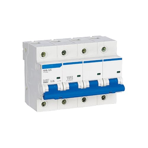 Disjoncteur miniature NXB-125 4P C80 interrupteur automatique de protection tetrapolaire