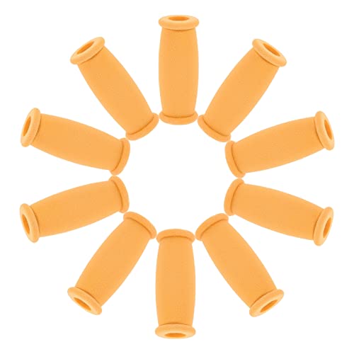 PartyKindom 10pcs Crutch Grips Replacement Hand Pads for Standard Crutches Non- Underarm Support Accessories for Enhanced Comfort and Safety