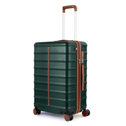 Image of Assembly Premium 20 Inches Cabin Trolley Bag | Polycarbonate Luggage with 3 Packing Organisers with Overnighter Duffle Bag for Men and Women | 45L + 40L | Green | Odyssey