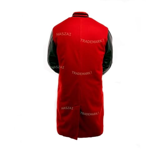 Image of New Letterman Varsity Coats, Baseball Bomber Coats, Long Letterman Coat Jackets, Warm Wool Long Coat
