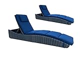 Diseño plegable: la silla de ratán para exteriores cuenta con un moderno diseño plegable para un fácil transporte con construcción ligera y almacenamiento compacto cuando no está en uso.