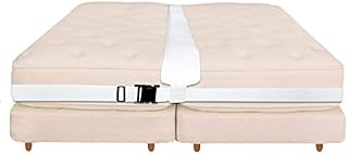 QIEZI Bed Bridge Twin to King Converter Kit, Super Wide Bed Gap Filler, Unique Strap Design Mattress Connector, Adjustable Non-Slip Soft Edge King Twin Bed Connector